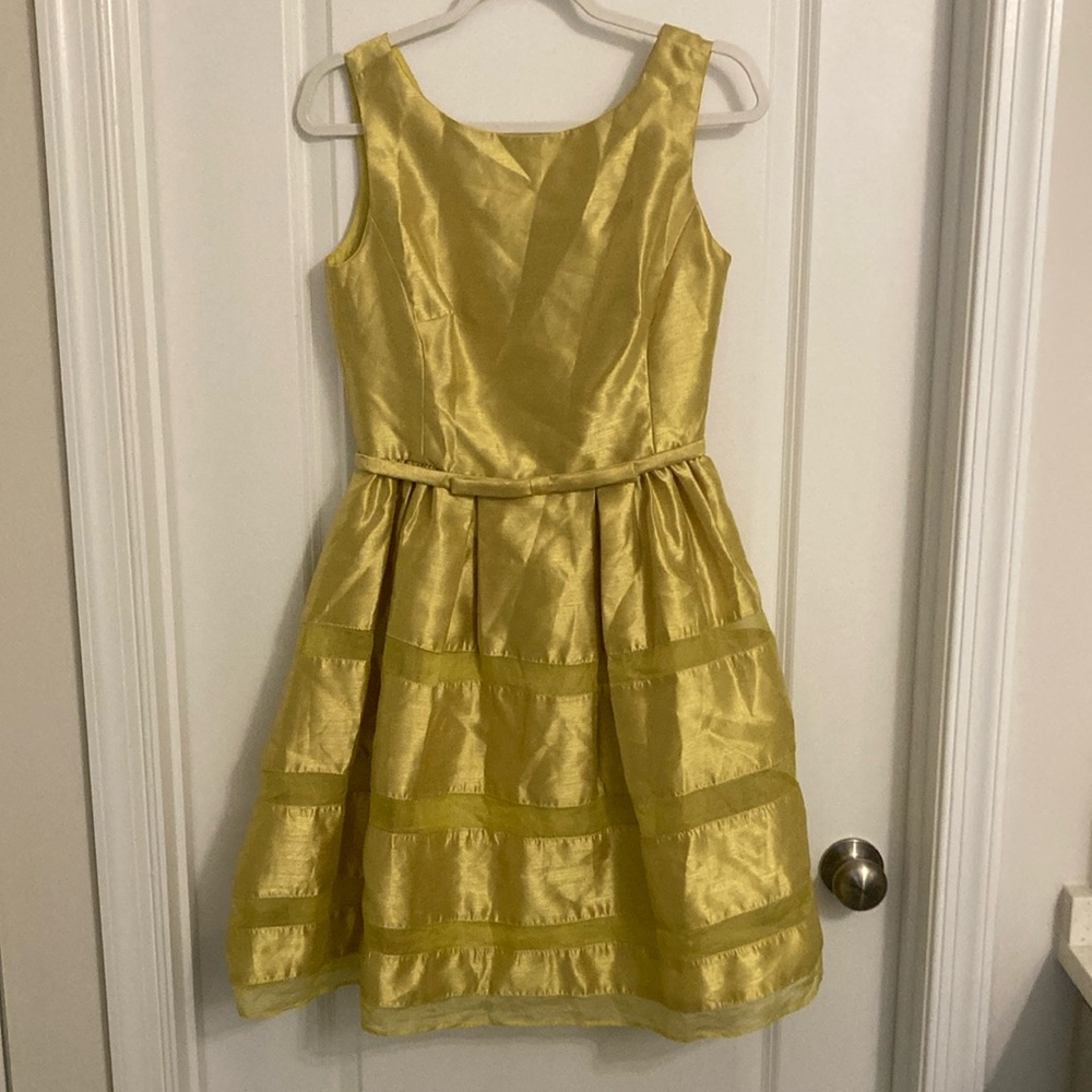 Taylor Silk Tea Party Dress (Size 4)